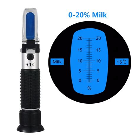 refractometer milk analysis|brix refractometer for cattle.